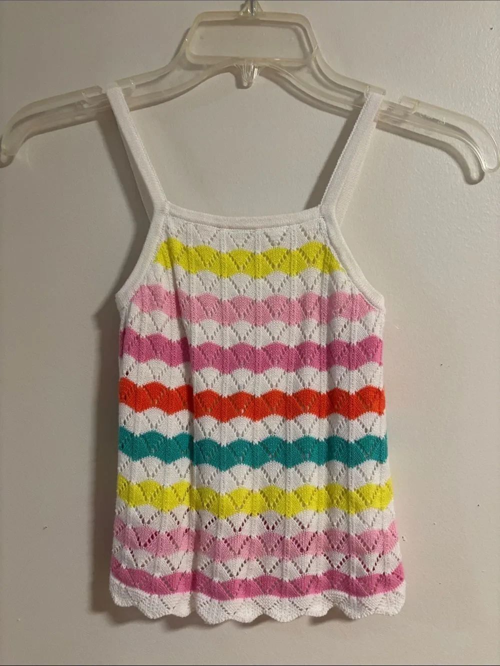 Janie and Jack Wavy Striped Crocheted Top 5